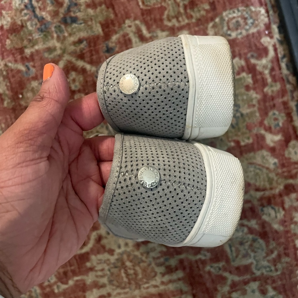 Gray Kids Slip-On Shoes